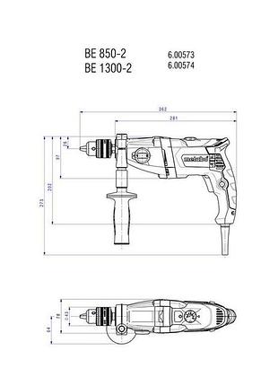 Дрель metabo bev 1300-2 3