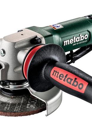 Пневматическая угловая шлифовальная машина metabo dw 10-125 quick (601591000)