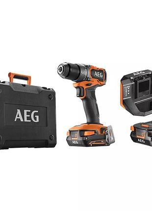 Аккумуляторный шуруповерт aeg bs18sbl2-202c (4935480056)