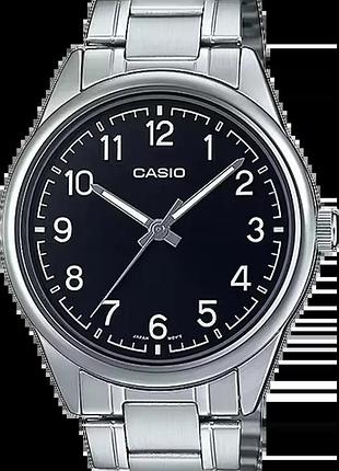 Годинник чоловічий casio timeless collection mtp-v005d-1b4 чорний циферблат