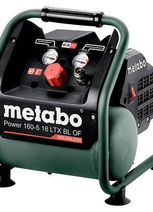 Аккумуляторный компрессор metabo power 160-5 18 ltx bl of (601521850)