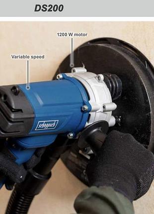 Шлифмашина для стен scheppach ds200 (5903802901) 3