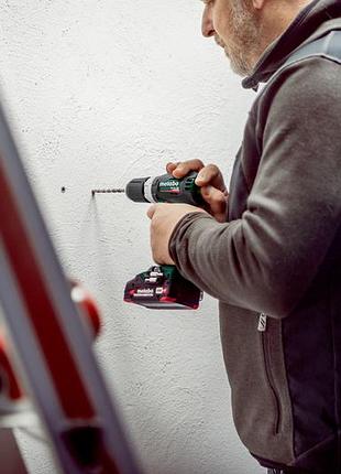 Акумуляторний ударний дриль metabo sb 18 l bl (613157840)