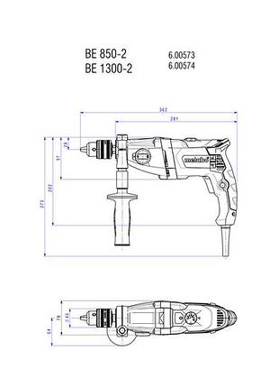 Дрель metabo be 850-2 (600573810) 5