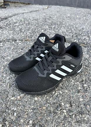 Кросівки adidas marathon текстильні чорні 41