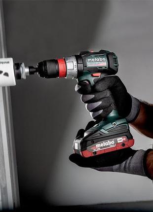 Дрель-шуруповерт metabo bs 18 lt bl q 5