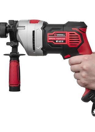 Дрель ударная intertool wt-0119 8
