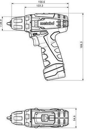 Шуруповерт metabo powermaxx bs (600079550) 5