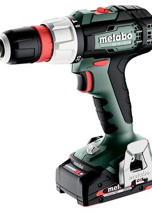 Аккумуляторная ударная дрель metabo sb 18 l quick metabox 145 (614054500)