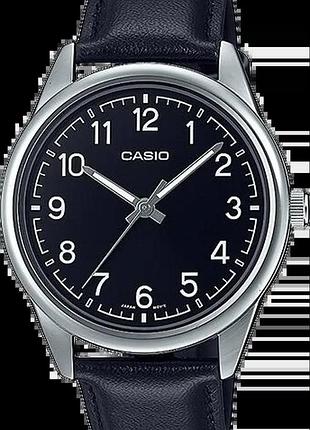 Годинник чоловічий casio timeless collection mtp-v005l-1b4 чорний циферблат