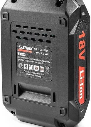Дрель-шуруповерт stark cd-18-2 b li-ion 9