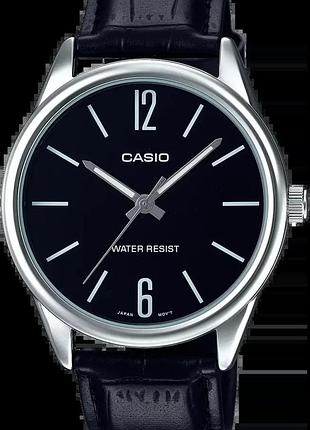 Годинник чоловічий casio timeless collection mtp-v005l-1b чорний циферблат