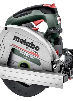 Аккумуляторная ручная циркулярная пила metabo ks 18 ltx 66 bl (611866840)