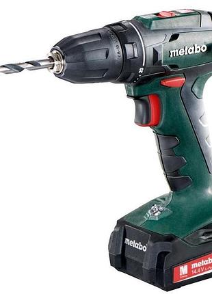 Аккумуляторный шуруповерт metabo bs 14,4v 602206550