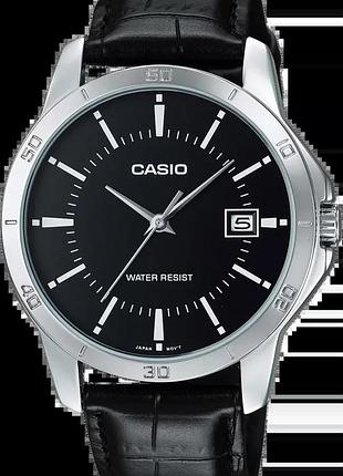 Годинник чоловічий casio timeless collection mtp-v004l-1a чорний циферблат