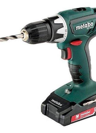 Шуруповерт метабо 18в bs18 li-ion 2ак