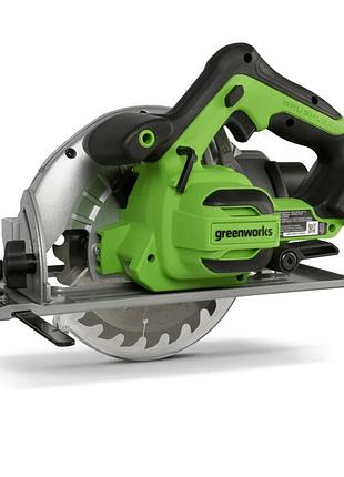 Пила циркулярна greenworks gd24cs