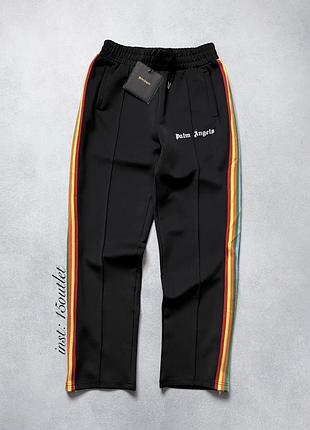 Штаны palm angels track pants спортивные штаны брюки палм енжелс різнокольоровий, s