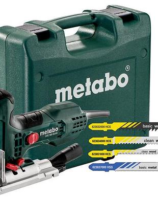 Лобзик metabo ste 100 quick set (кейс та 20 пилок)