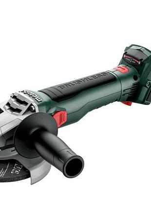 Аккумуляторная угловая шлифовальная машинка metabo w 18 lt bl 11-125