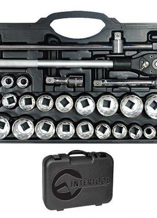 Набор торцевых головок intertool et-6026 2