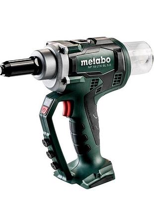 Аккумуляторный заклепочник metabo np 18 ltx bl 5.0 каркас
