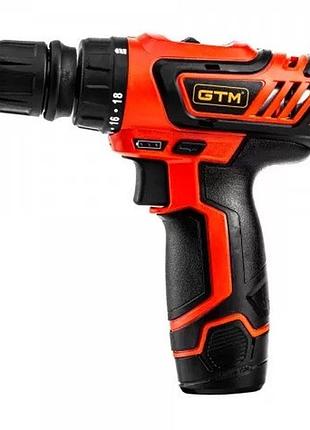 Дрель-шуруповерт gtm ds12/30 2
