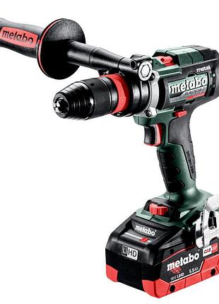 Аккумуляторная дрель-шуруповерт metabo bs 18 ltx-3 bl q i metal (2x lihd 5,5ah)