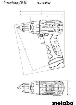 Дриль шурупокрут metabo powermaxx sb bl 4