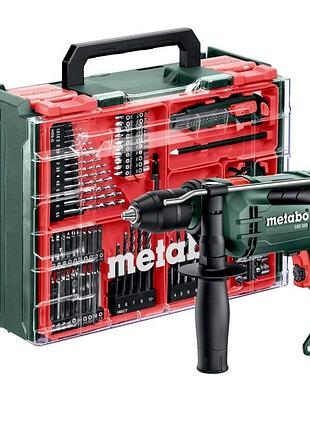 Ударний дриль metabo sbe 650 set (600742710)