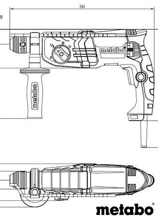 Перфоратор сетевой sds plus metabo khe 2445 4