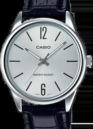Годинник чоловічий casio timeless collection mtp-v005l-7b сріблястий циферблат