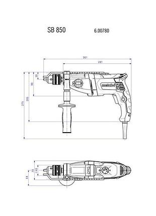 Дрель metabo sbe 780-2 7