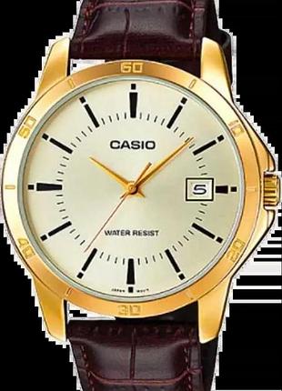 Годинник чоловічий casio timeless collection mtp-v004gl-9a білий циферблат