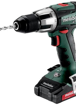 Акумуляторний ударний дриль-шурупокрут metabo sb 18 lt compact (602103510)