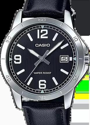 Годинник чоловічий casio timeless collection mtp-v004l-1b чорний циферблат