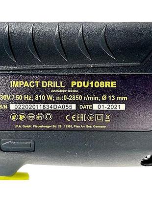 Дрель ударная titan pdu108sre 7