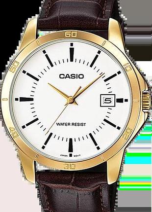 Годинник чоловічий casio timeless collection mtp-v004gl-7a білий циферблат