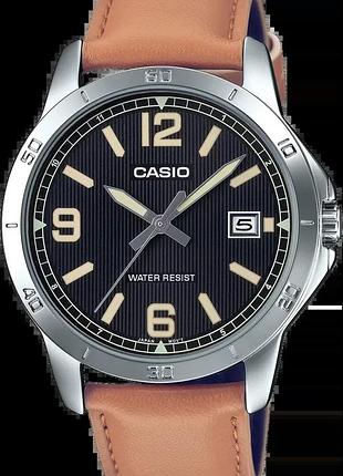 Годинник чоловічий casio timeless collection mtp-v004l-1b2 чорний циферблат