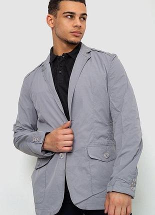 Пиджак мужской, цвет серый, 244r104 xxl-xxxl