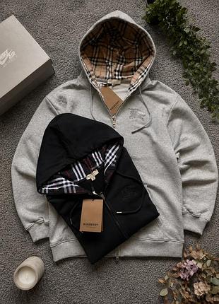 Зип-худи burberry мужское худи на молнии барбери мужское летнее повседневное (s-xl)