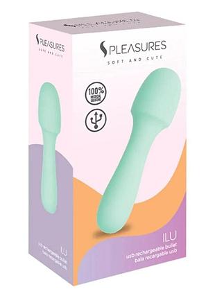 Вибратор для клитора s pleasures ilu, usb 2