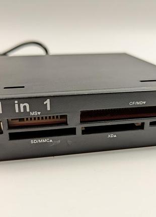 Кардрідер внутрішній чорний usb 2.0 3.5" уцінка