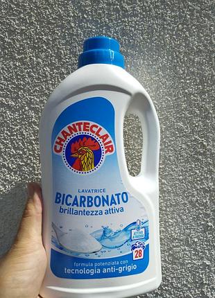 Гель для прання chanteclair lavatrice bicarbonato brillantezza attiva 1.26 л, 28 прань