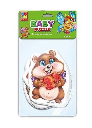 Яскраві пазли для малюків "ведмедик" від vladi toys