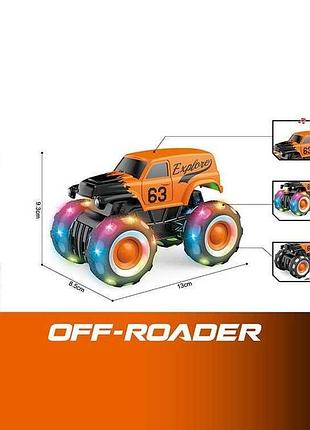 Игрушечный джип wy 1169 a со звуком и подсветкой колес, масштаб 1:32