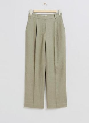 Великолепные льняные брюки armani