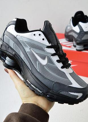 Nike shox ride 2 sp gray black жіночі кросівки сірі з чорним розмір 39/25см