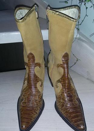 Della de paolo (italy)- чоботи в стилі western(ковбойки)р.38 (24,5см)