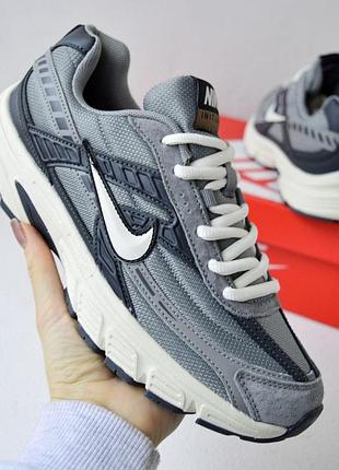 Nike initiator gray чоловічі кросівки сірі розмір 44/28см